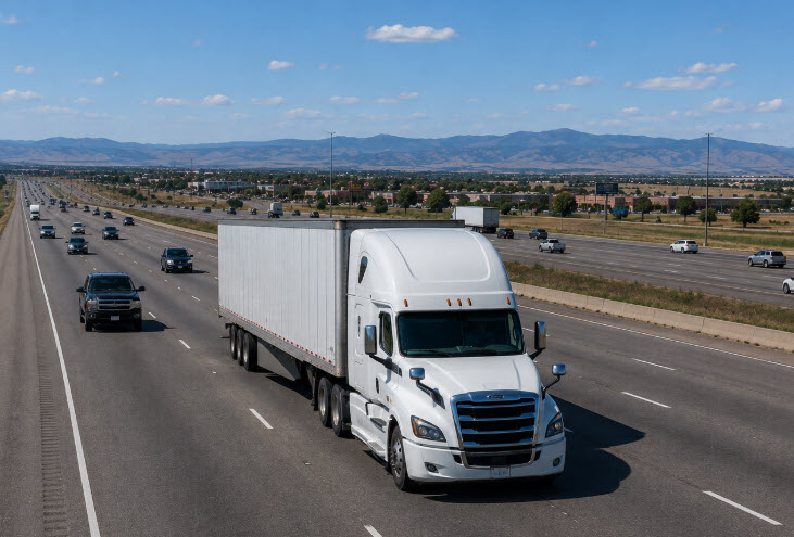 Colorado commercial trucking insurance for owner-operators and fleets. Compare liability, cargo, physical damage and trailer coverage, costs and quotes.