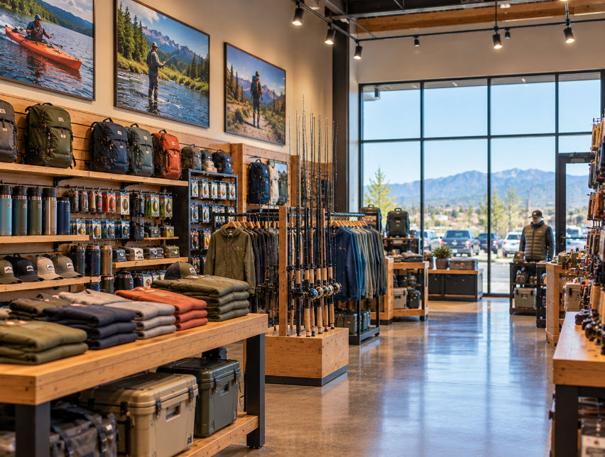 above Colorado sporting goods store insurance for fishing gear, outdoor equipment, inventory and liability. Compare 2026 costs, coverage and business insurance quotes.
